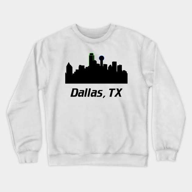 Dallas Texas Crewneck Sweatshirt by PSdesigns